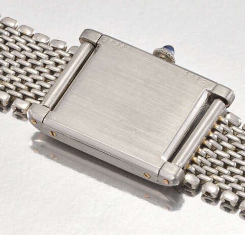 Cartier A very fine, rare and attractive platinum rectangula... - фото 2