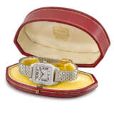 Cartier A fine and rare platinum and 18K gold square-shaped ... - photo 1