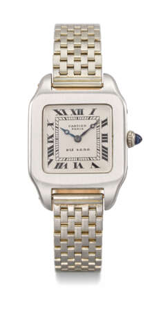 Cartier A fine and rare platinum and 18K gold square-shaped ... - photo 2