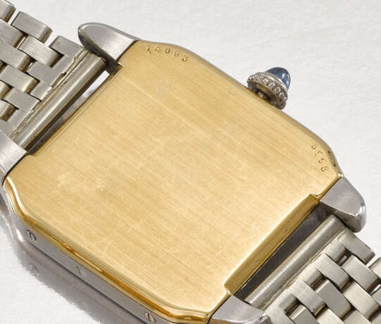 Cartier A fine and rare platinum and 18K gold square-shaped ... - photo 3