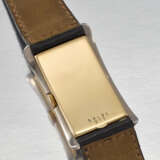 ROLEX A FINE AND RARE 18K YELLOW AND WHITE GOLD RECTANGULAR ... - Foto 2