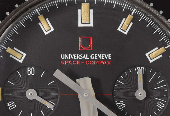 Universal A very rare and unusual stainless steel chronograp... - фото 2