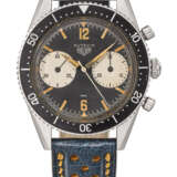 Heuer A fine and extremely rare stainless steel chronograph ... - photo 1