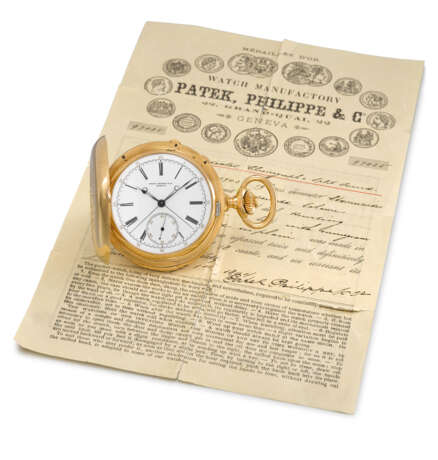 Patek Philippe An extremely fine, very rare and large 18K go... - photo 1