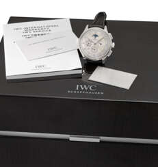 IWC A very fine and large platinum limited edition automatic...