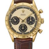 Rolex A very fine and extremely rare 18K gold chronograph wr... - фото 2