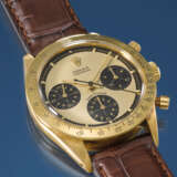 Rolex A very fine and extremely rare 18K gold chronograph wr... - фото 3
