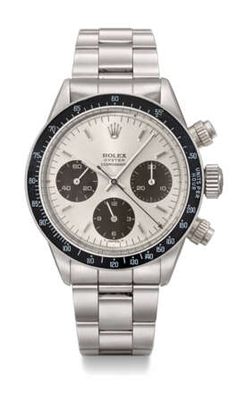 ROLEX A VERY RARE AND ATTRACTIVE STAINLESS STEEL CHRONOGRAPH... - photo 1