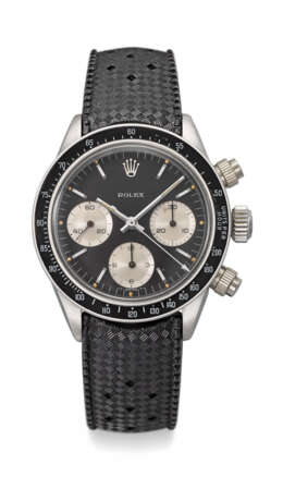 Rolex A fine and extremely rare stainless steel chronograph ... - фото 1