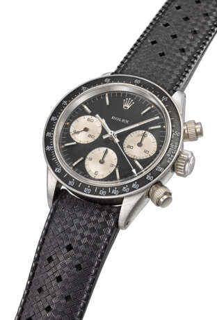 Rolex A fine and extremely rare stainless steel chronograph ... - photo 2