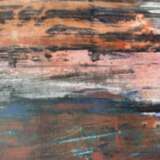 Eclipse III Cardboard Oil paint Abstract art Landscape painting 2016 - photo 4