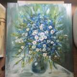 Painting “Mood in blue”, Canvas, Acrylic paint, Academism, Still life, 2020 - photo 1