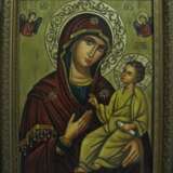 Icon “The Mother Of God Of Smolensk (Hodegetria)”, Oil paint, Renaissance, 2018 - photo 1