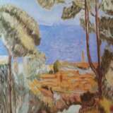 Peinture «Olga Gorshkova Vue mer (cyprès et de la mer)», Toile, Peinture à l'huile, Impressionnisme, Peinture de paysage, февраль 2012 г. - photo 1