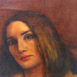 Gemälde „Porträt der Jungen Frau“, Leinwand, Ölfarbe, Realismus, Landschaftsmalerei, 2019 - Foto 2
