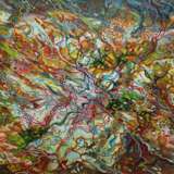 Painting “Transcendence”, Fiberboard, Oil paint, Abstractionism, Fantasy, Russia, 2014 - photo 1