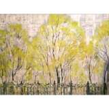 Gemälde „Spitze Frühling“, Leinwand, Ölfarbe, Impressionismus, Landschaftsmalerei, 2020 - Foto 1