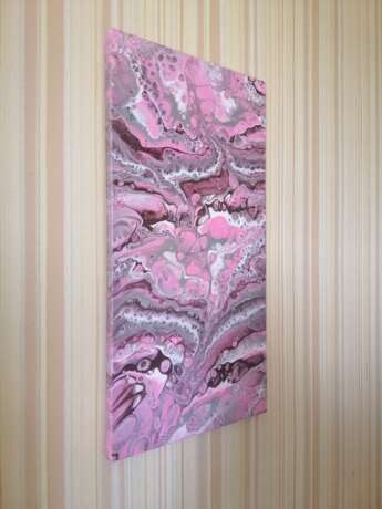 Painting “Sakura”, Canvas, Acrylic paint, Abstractionism, Landscape painting, 2020 - photo 3