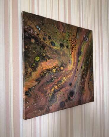 Painting “Space”, Canvas, Acrylic paint, Abstractionism, Landscape painting, 2020 - photo 3