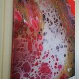 Painting “Lace veil”, Canvas, Acrylic paint, Abstractionism, Landscape painting, 2020 - photo 2