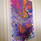 Painting “The world of the dragon”, Canvas, Acrylic paint, Abstract art, Landscape painting, 2020 - photo 5