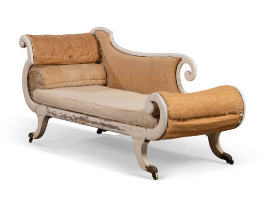 A PAIR OF REGENCY CHAISES LONGUES - photo 3