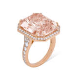 COLOURED DIAMOND AND DIAMOND RING - photo 4