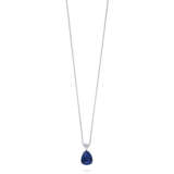 Meister. SAPPHIRE AND DIAMOND PENDENT NECKLACE, MEISTER - фото 1