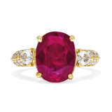 RUBY AND DIAMOND RING - photo 1