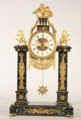 Mantel clock in the Empire style