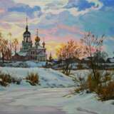 Painting “Twilight”, Canvas, Oil paint, Realist, Landscape painting, Russia, 2015 - photo 1