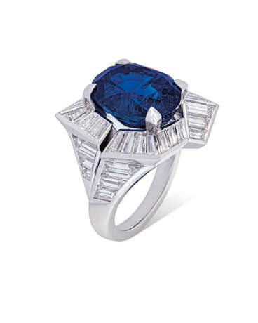 Meister. SAPPHIRE AND DIAMOND RING, MEISTER - Foto 3