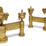 A PAIR OF FRENCH ORMOLU CHENETS - photo 1