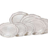 SEVEN GEORGE III SILVER MEAT DISHES - Foto 1