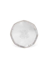 A GEORGE III SILVER SALVER