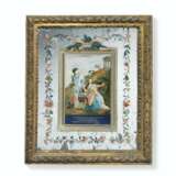 A CHINESE EXPORT REVERSE-MIRROR PAINTING - photo 1