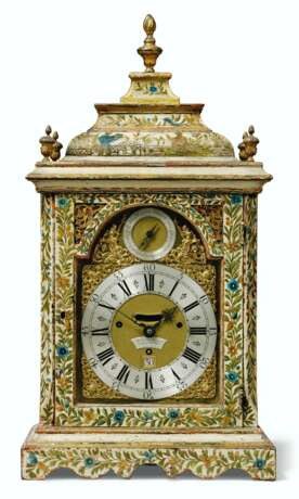 Webster, William. A GEORGE II PARCEL-GILT AND POLYCHROME-PAINTED STRIKING TABL... - фото 1