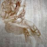Drawing “A copy of the master. Michelangelo”, Paper, Crayon, Academism, Genre Nude, 2020 - photo 1