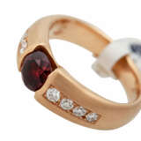 Ring mit rotem Diamant von ca. 1 ct, - Foto 5