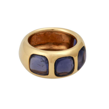 POMELLATO Ring mit 4 quadratischen Cabochons aus Iolith, - photo 1