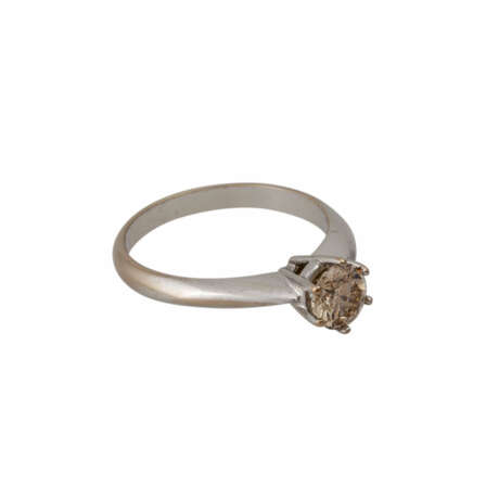 Ring mit Brillant ca. 0,78 ct, - Foto 1