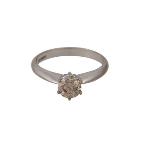 Ring mit Brillant ca. 0,78 ct, - Foto 2