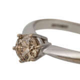 Ring mit Brillant ca. 0,78 ct, - Foto 5