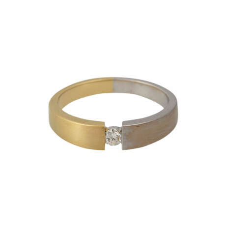 Ring mit Brillant ca. 0,15 ct, - фото 2