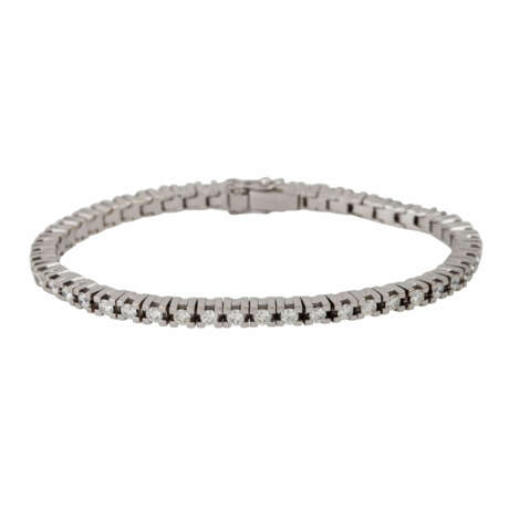 Rivière Armband mit Brillanten zusammen ca. 3,76 ct, - фото 1