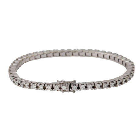 Rivière Armband mit Brillanten zusammen ca. 3,76 ct, - Foto 2