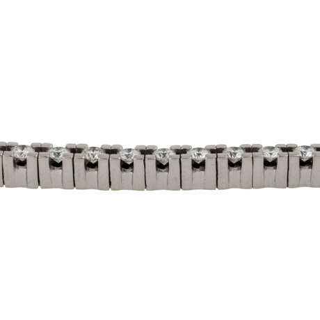 Rivière Armband mit Brillanten zusammen ca. 3,76 ct, - Foto 5