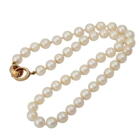 Set Akoya Perlenkette und Armband, - photo 6