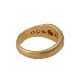 Bandring mit 7 Brillanten zusammen ca. 1,0 ct, - photo 3