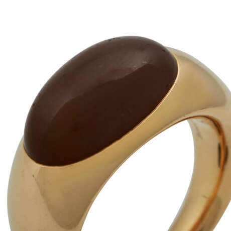 WEMPE Ring "BY KIM" mit ovalem Mondstein ca. 8 ct, - photo 5